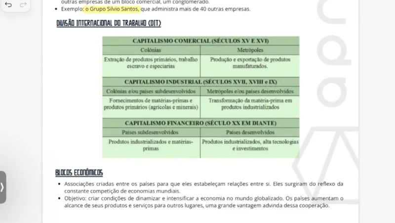 Frame real da aula Revisão FP - Geografia, com o professor Gabriel Borges